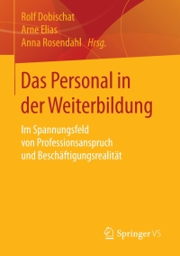 Cover image: Das Personal in der Weiterbildung 9783658170752