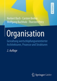 Cover image: Organisation 2nd edition 9783658171681