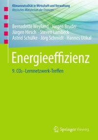 Cover image: Energieeffizienz 9783658172244