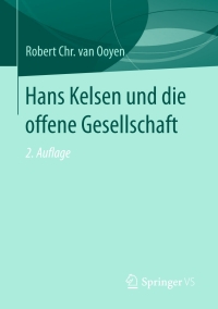 Imagen de portada: Hans Kelsen und die offene Gesellschaft 2nd edition 9783658173067