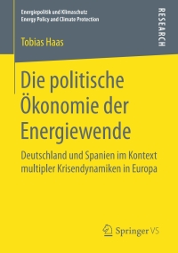 Titelbild: Die politische Ökonomie der Energiewende 9783658173180