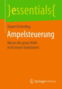 表紙画像: Ampelsteuerung 9783658173203