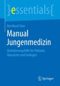 صورة الغلاف: Manual Jungenmedizin 9783658173227