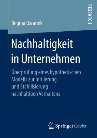 Cover image: Nachhaltigkeit in Unternehmen 9783658173432