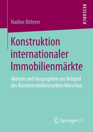 Cover image: Konstruktion internationaler Immobilienmärkte 9783658173586