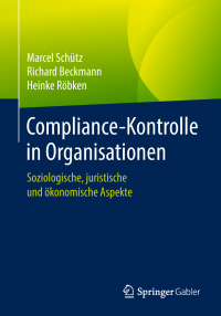 Imagen de portada: Compliance-Kontrolle in Organisationen 9783658174705