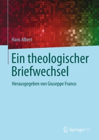 Cover image: Ein theologischer Briefwechsel 9783658174781