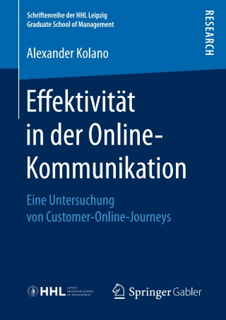 Cover image: Effektivität in der Online-Kommunikation 9783658175672