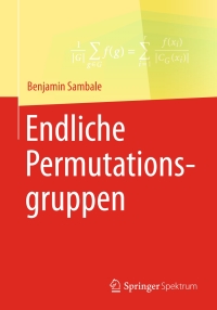 Cover image: Endliche Permutationsgruppen 9783658175962