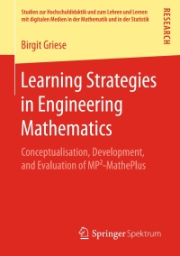 Imagen de portada: Learning Strategies in Engineering Mathematics 9783658176181