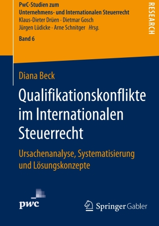 Cover image: Qualifikationskonflikte im Internationalen Steuerrecht 9783658176693