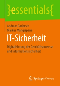 Cover image: IT-Sicherheit 9783658177126