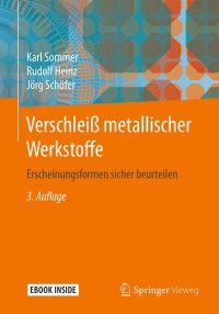 Cover image: Verschleiß metallischer Werkstoffe 3rd edition 9783658178505