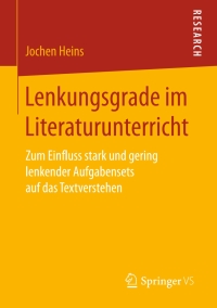 Imagen de portada: Lenkungsgrade im Literaturunterricht 9783658178895