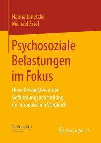 Cover image: Psychosoziale Belastungen im Fokus 9783658178932