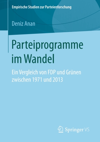 Cover image: Parteiprogramme im Wandel 9783658178970