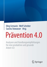 Cover image: Prävention 4.0 9783658179632