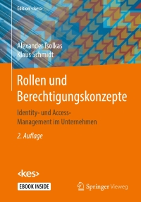 Titelbild: Rollen und Berechtigungskonzepte 2nd edition 9783658179861