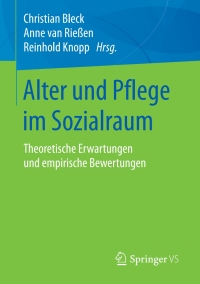Immagine di copertina: Alter und Pflege im Sozialraum 9783658180126