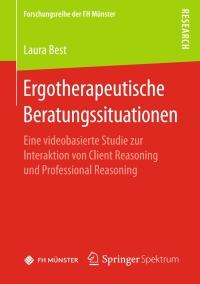 Immagine di copertina: Ergotherapeutische Beratungssituationen 9783658180409