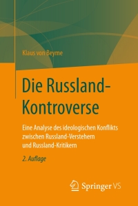 Imagen de portada: Die Russland-Kontroverse 2nd edition 9783658181727