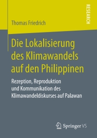 Cover image: Die Lokalisierung des Klimawandels auf den Philippinen 9783658182311