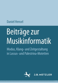 Imagen de portada: Beiträge zur Musikinformatik 9783658182724