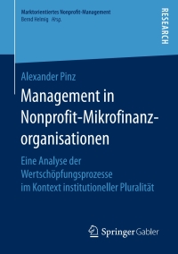 Immagine di copertina: Management in Nonprofit-Mikrofinanzorganisationen 9783658183479