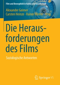 Cover image: Die Herausforderungen des Films 9783658183516