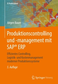 Immagine di copertina: Produktionscontrolling und -management mit SAP® ERP 5th edition 9783658183653
