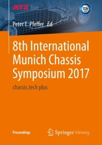 表紙画像: 8th International Munich Chassis Symposium 2017 9783658184582