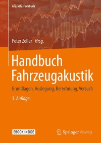 Titelbild: Handbuch Fahrzeugakustik 3rd edition 9783658185190