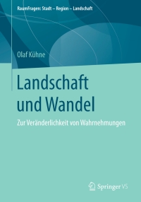 Cover image: Landschaft und Wandel 9783658185336