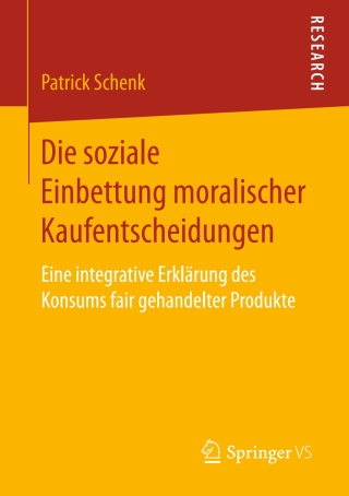Imagen de portada: Die soziale Einbettung moralischer Kaufentscheidungen 9783658185749