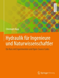 Cover image: Hydraulik für Ingenieure und Naturwissenschaftler 9783658186180