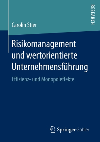 Cover image: Risikomanagement und wertorientierte Unternehmensführung 9783658186272