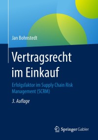 Omslagafbeelding: Vertragsrecht im Einkauf 3rd edition 9783658186647
