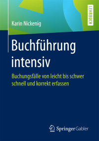 Cover image: Buchführung intensiv 9783658186661