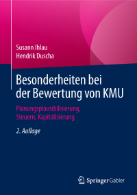 Cover image: Besonderheiten bei der Bewertung von KMU 2nd edition 9783658186746