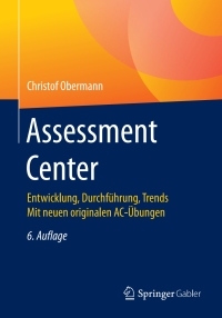 Titelbild: Assessment Center 6th edition 9783658187156