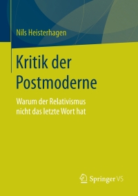 Cover image: Kritik der Postmoderne 9783658187910