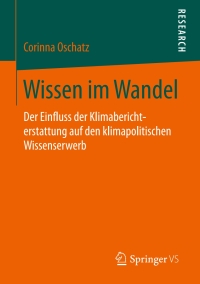 Imagen de portada: Wissen im Wandel 9783658188313