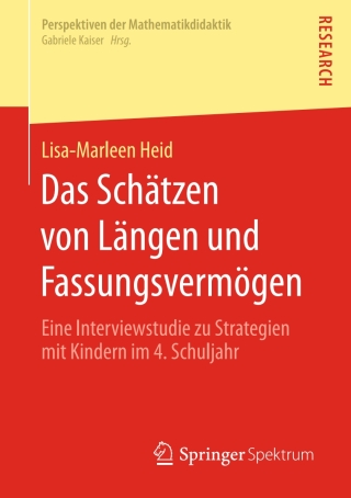 Cover image: Das Schätzen von Längen und Fassungsvermögen 9783658188733