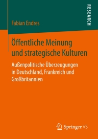 Titelbild: Öffentliche Meinung und strategische Kulturen 9783658189303