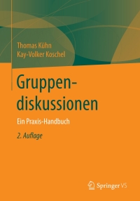 Cover image: Gruppendiskussionen 2nd edition 9783658189365