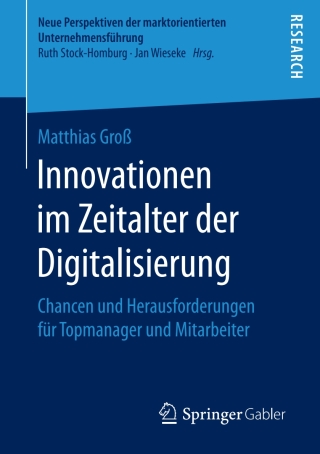 Imagen de portada: Innovationen im Zeitalter der Digitalisierung 9783658189525
