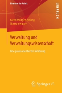 Cover image: Verwaltung und Verwaltungswissenschaft 9783658190842