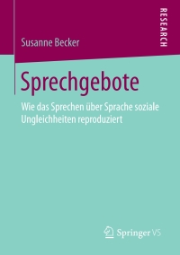 Cover image: Sprechgebote 9783658191610