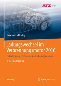 Imagen de portada: Ladungswechsel im Verbrennungsmotor 2016 9783658191979