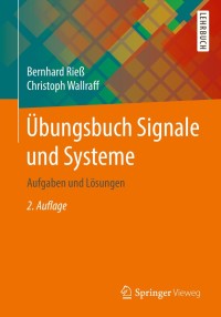Imagen de portada: Übungsbuch Signale und Systeme 2nd edition 9783658192259